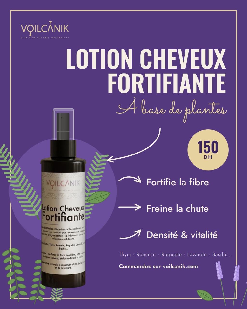 Lotion Fortifiante Cheveux 2en1